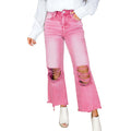 UrbanEdge™ Women's Jeans – High-Waist, Vintage-Ripped Style