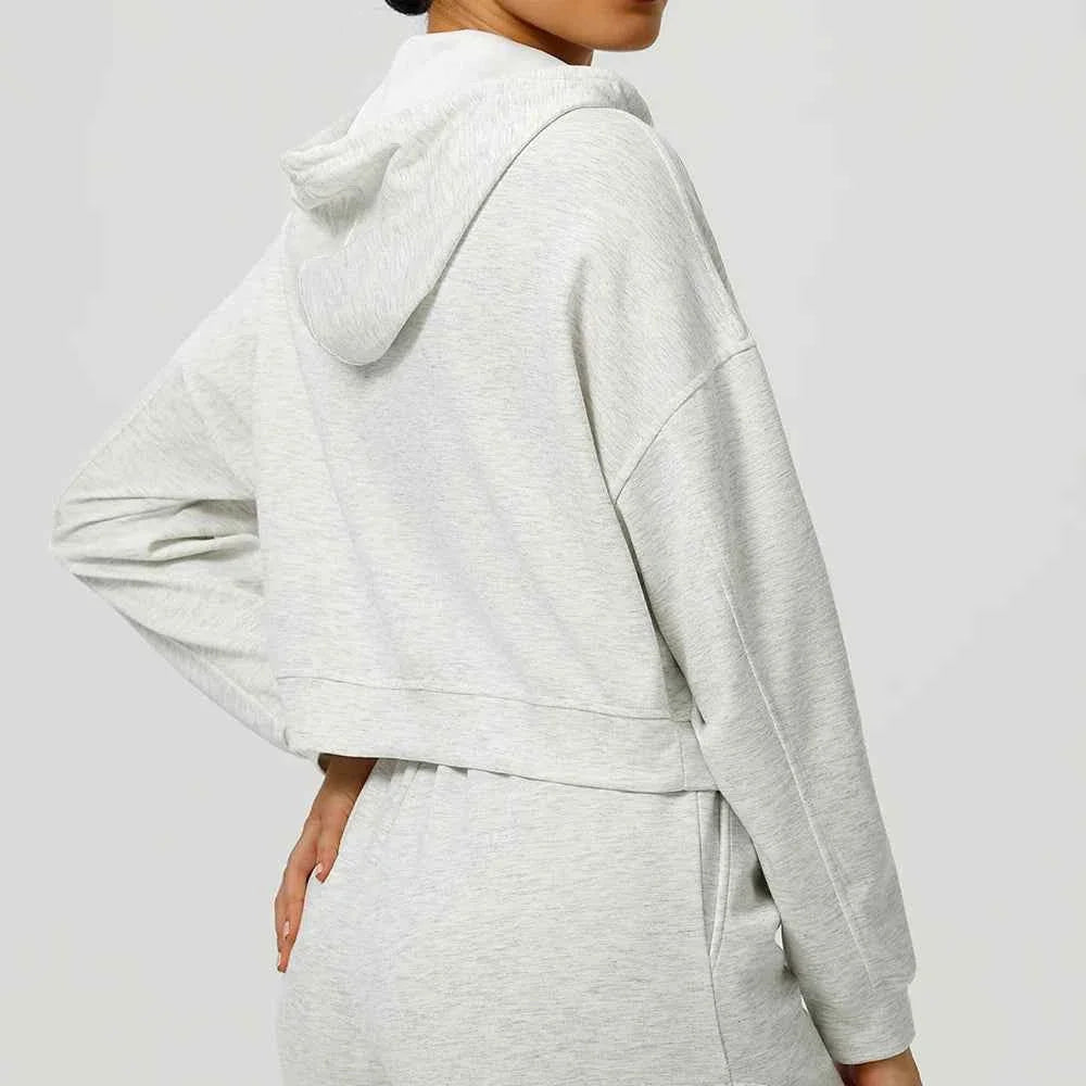 Women’s Hooded Zip-Up Yoga Running Jacket